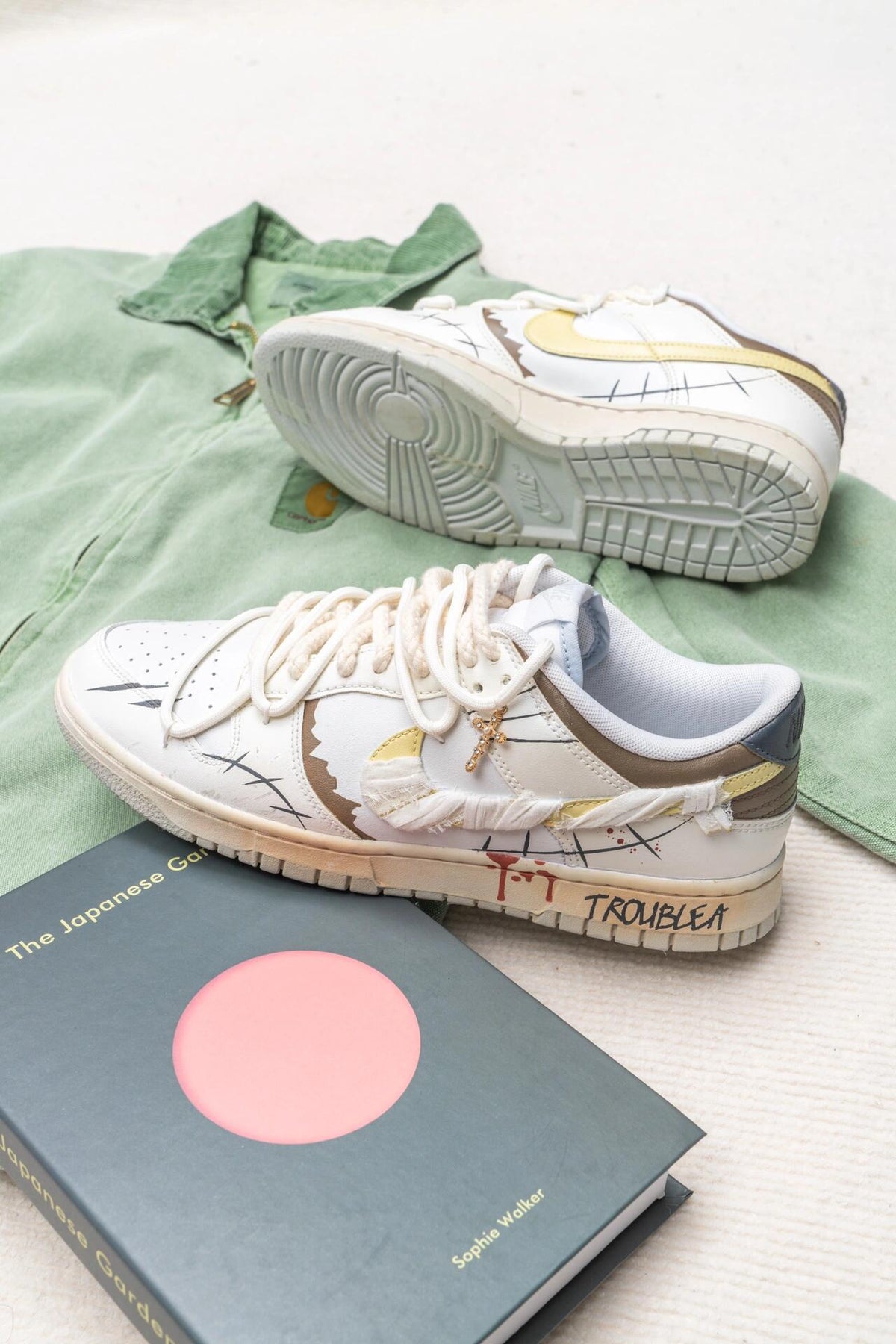 [Custom The Mummy of Halloween]  Dunk Skateboarding Shoes Men