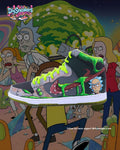 [Custom Rick and Morty] SB Dunk High Top Unisex Skateboarding Shoes