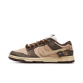 [Custom On The Road] Dunk Low-top Skateboarding Shoes Unisex Brown