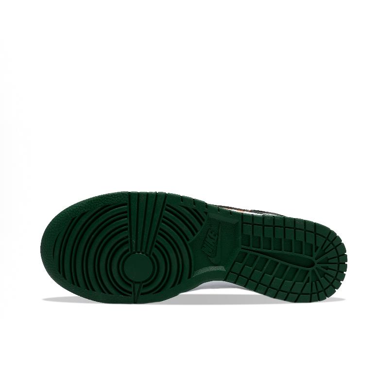 [Custom Halloween Midnight] Dunk Skateboarding Shoes Unisex Low-top Green/Orange