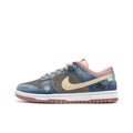 [Custom Auspicious Dragon Cloud Pattern] Dunk Skateboarding Shoes Unisex Low-top Blue/Pink